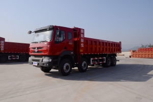 东风柳汽 霸龙重卡 290马力 8×4 单开轻化量自卸车（LZ3315QEF）