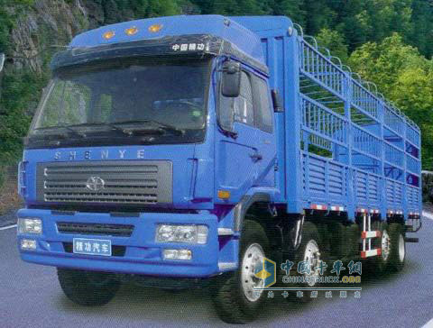 精功 远力 8×2 载货车 (机械提升) ZJZ5243CCYDPG7AZ3
