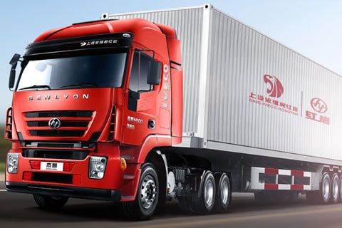 上汽红岩 杰狮M100重卡 380马力 6×4 牵引车（轻量化）CQ4254HTVG324V