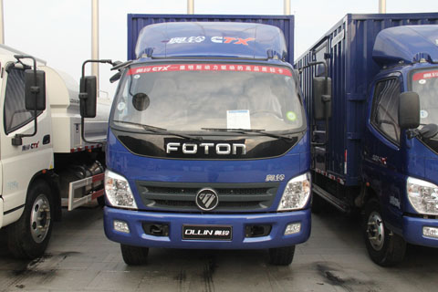 福田 奥铃 141马力 4×2 国四箱式运输车 BJ5049V8BEA-FD