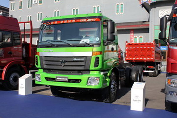 福田 欧曼ETX 9系重卡 350马力 6X4 LNG自卸车