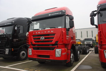 上汽红岩 杰狮M100 290马力 标载版 8X4 栏板载货车