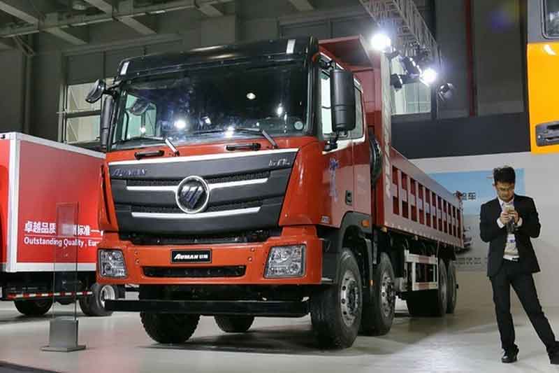福田戴姆勒欧曼GTL 6系准重卡 310马力 8X4自卸车(BJ3319DNPKC-XA)