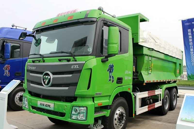 福田戴姆勒欧曼GTL 9系重卡 336马力 6X4新型环保渣土车