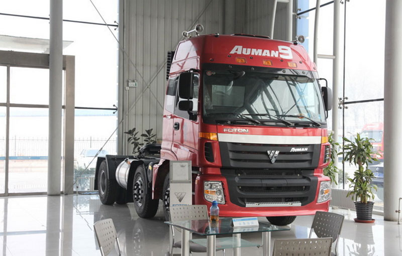 福田戴姆勒欧曼ETX 9系重卡 336马力 6X2牵引车(BJ4253SNFJB-XC)