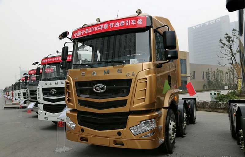 华菱 汉马H6重卡 375马力 6X2 牵引车(HN4252B31B5M4)
