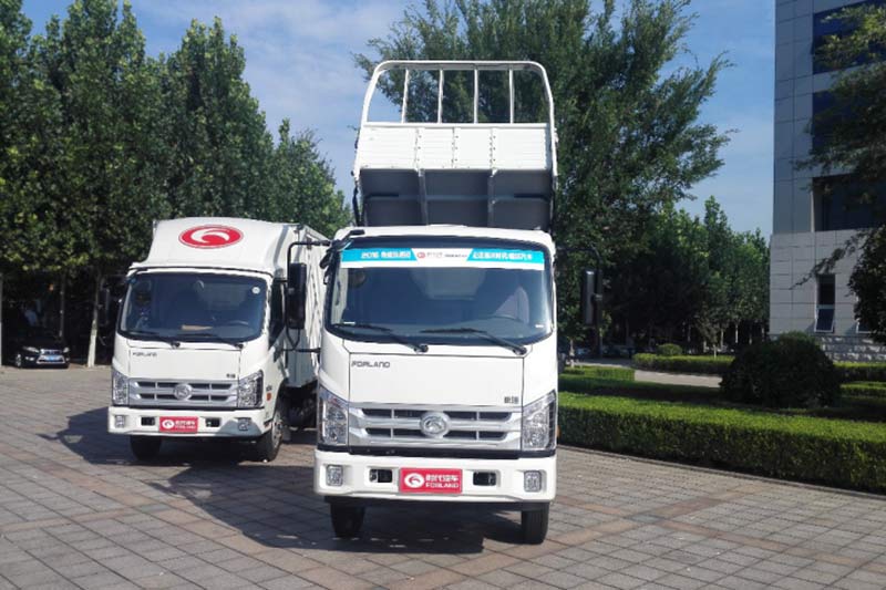 福田骁运H1 115马力 4.2米单排平板自卸汽车