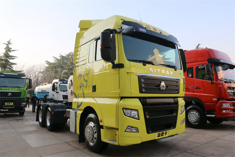 中国重汽 汕德卡SITRAK C7H重卡 480马力 6X4 LNG 国六牵引车(ZZ4256V384HF1LB)