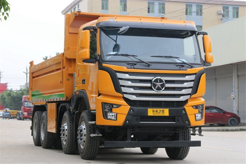 大运 N8V重卡 400马力 8X4 国五8.6米LNG自卸车(CGC3310N5EDKD)