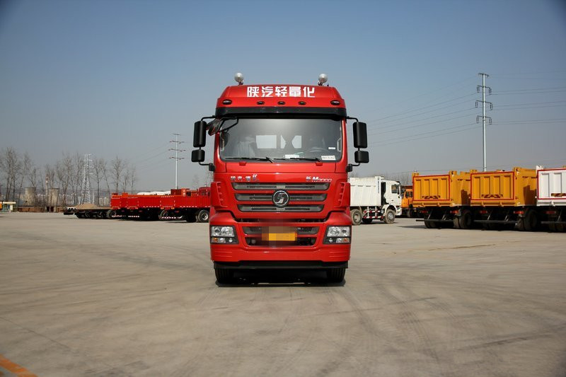 陕汽重卡 德龙新M3000 绿通版 375马力 8X4 9.55米 国五厢式载货车(SX5310XXYGB456)