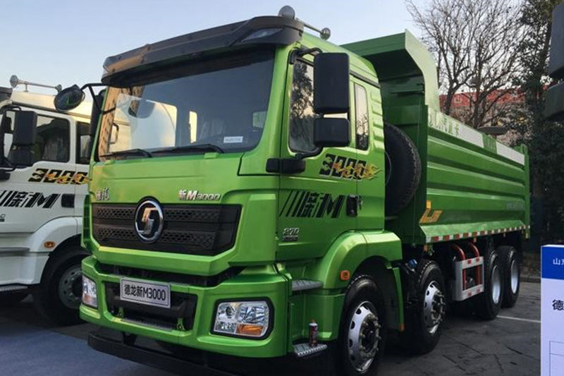 陕汽重卡 德龙新M3000 336马力 8X4 7.2米 国五LNG自卸车(SX3318HR346TL)