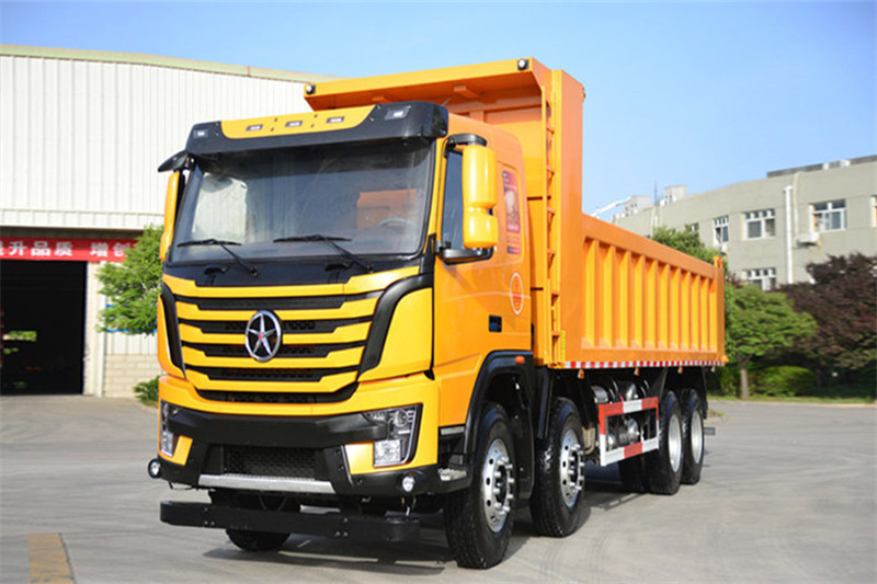 大运 N8V重卡 375马力 8X4 7.6米 国五自卸车(CGC3310D5EDED)