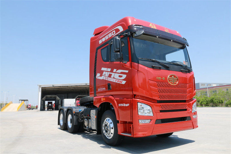 青岛解放 JH6重卡 智尊550 550马力 6X4 国五牵引车(潍柴红色版)(CA4259P25K2T1E5A80)