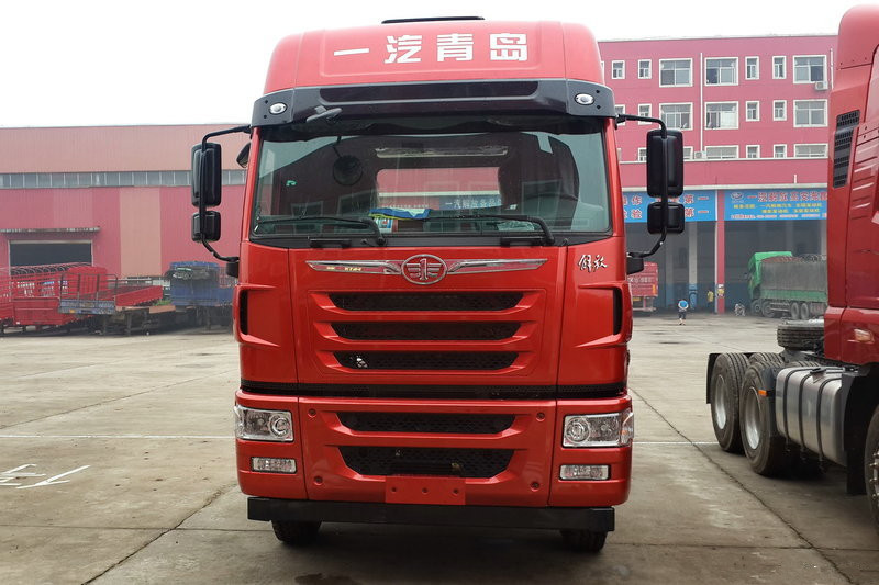青岛解放 途V重卡 350马力 8X4 9.5米 国五仓栅式载货车(一汽)(CA5313CCYP2K2L7T4E5A80-1)