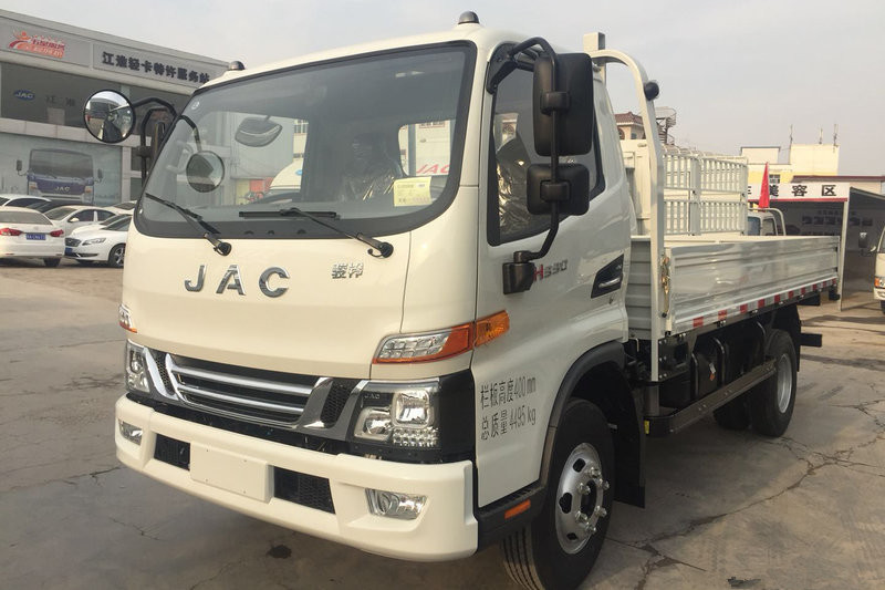江淮 骏铃V6 117马力 4.235米 国五单排栏板轻卡载货车(HFC1043P91K2C2V)