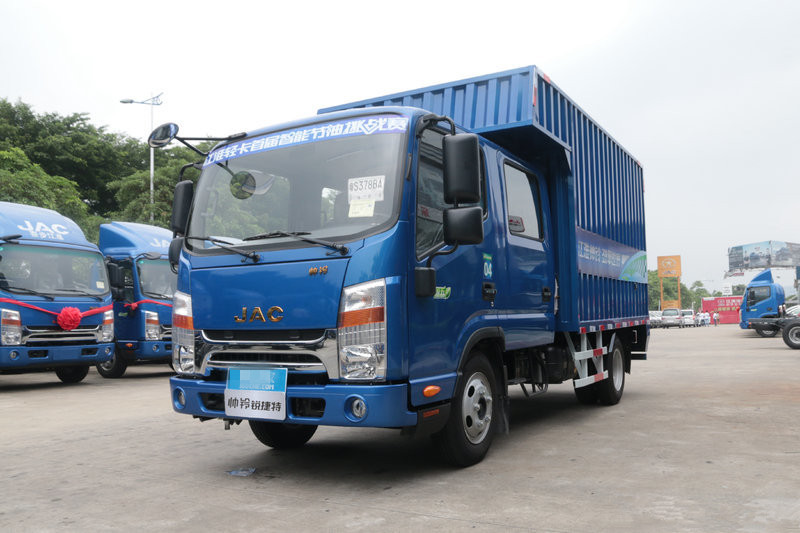 江淮 帅铃K340 120马力 3.075米 国五双排厢式轻卡载货车(HFC5041XXYR73K2C3V)