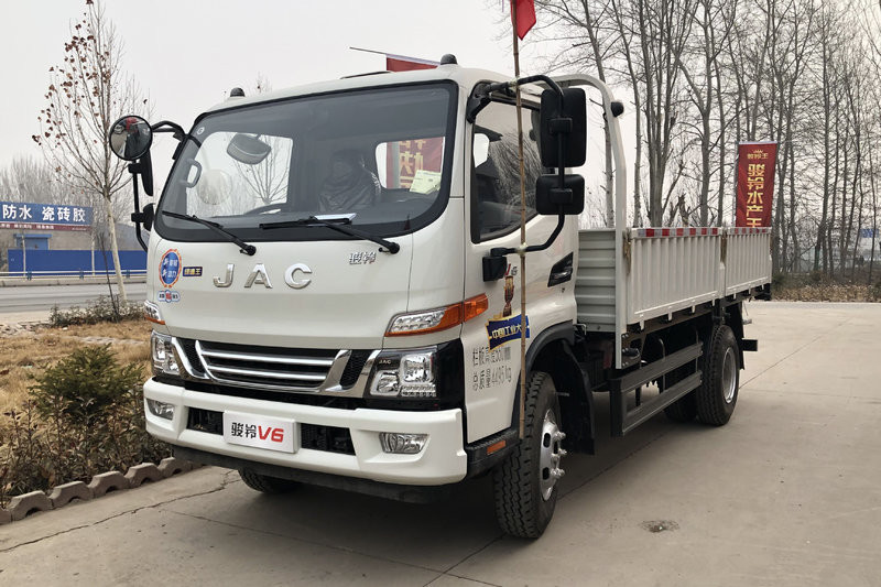 江淮 骏铃V6 130马力 4.235米 国五单排栏板轻卡载货车(HFC1043P91K5C2V)