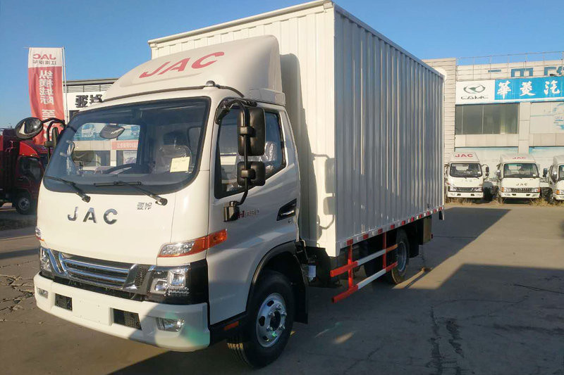 江淮 骏铃V6 154马力 4.15米 国五单排厢式轻卡载货车(HFC5043XXYP91K2C2V)