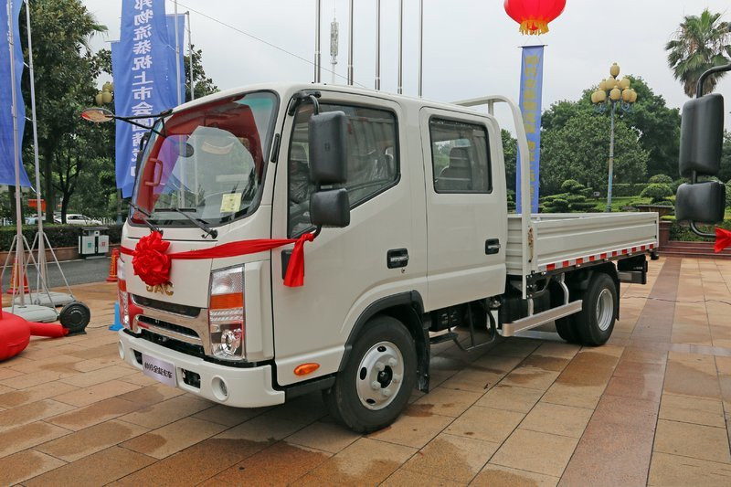 江淮 帅铃Q3 120马力 3.2米 国五双排栏板轻卡载货车(HFC1041R93K1C2V)