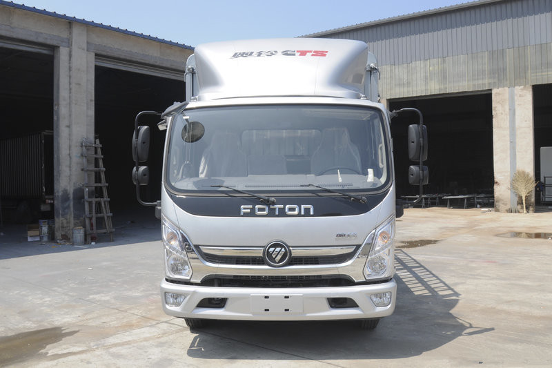 福田 奥铃CTS 143马力 4.8米排半仓栅式轻卡载货车(京五)(BJ5088CCY-FD)