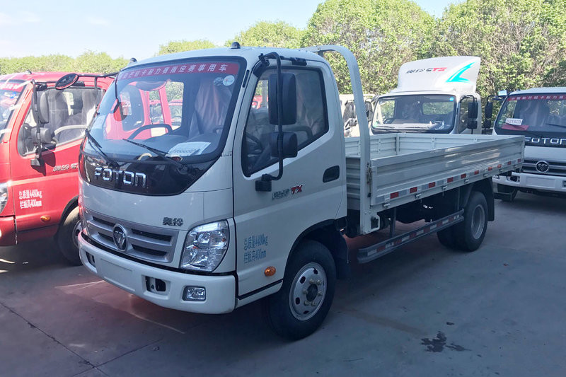 福田 奥铃TX 110马力 3.655米 国五单排栏板轻卡载货车(液刹)(BJ1041V9JD5-A1)