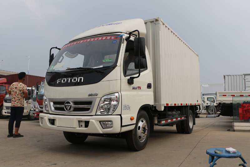 福田 奥铃TX 110马力 4.165米 国五单排厢式售货车(BJ5049XSH-AC)