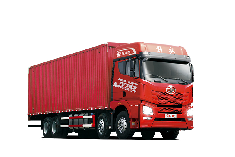青岛解放 JH6定义车 420马力 8×4 国五 厢式载货车（ZH）