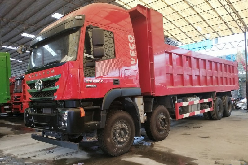 上汽红岩 杰狮C500重卡 430马力 8X4 8米 国五 自卸车(CQ5316ZLJHXDG426L)
