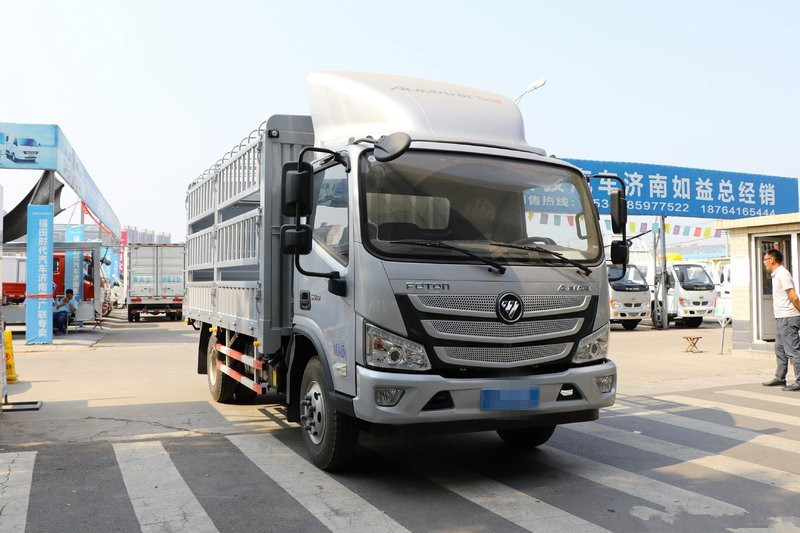 福田 欧马可S3系 110马力 4.18米 国五 单排仓栅式轻卡载货车(BJ5048CCY-FC)