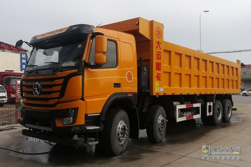大运 N8V重卡 400马力 8X4 8.6米自卸车(CGC3310D5EDKD)