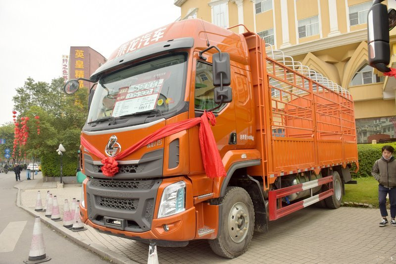 东风柳汽 乘龙H5中卡 220马力 4X2 6.8米 国五 仓栅式载货车(LZ5182CCYM3AB)