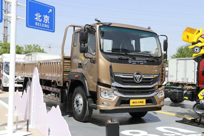 福田 奥铃大黄蜂 220马力 6.2米 国六 排半栏板载货车(BJ1166VJPFK-AD1)