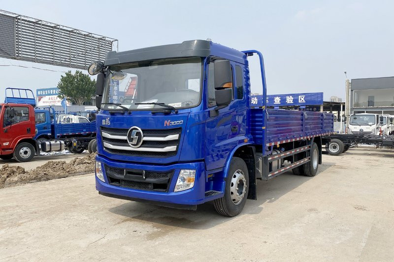 陕汽轻卡 N3000 220马力 6.75米 国六 排半栏板轻卡(YTQ1181FM50A0)