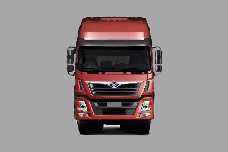 中国重汽 豪曼H5重卡 280马力 6X2 9.6米 国五 仓栅式载货车(ZZ5208CCYKC0EB0)