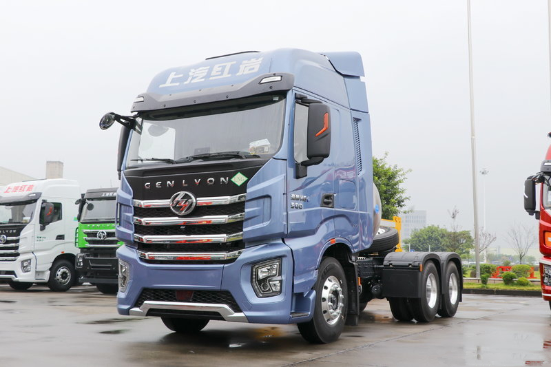 上汽红岩 杰狮H6e 500马力 6X4 LNG 国六 牵引车(车联网)(CQ4257SD13384T)