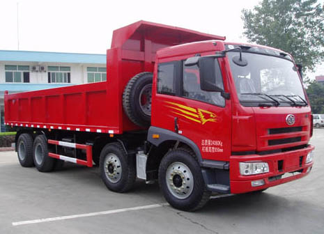 解放 悍威J5M重卡 300马力 8×4 自卸车(CA3240P1K2L3T4EA80)
