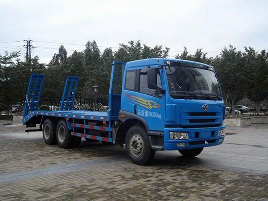 随州力神 醒狮 280马力 6×4 平板运输车(SLS5200TPBC)