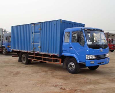 青岛解放 赛龙中卡 130马力 4×2 厢式载货车(CA5081XXYPK2L2EA80-3)