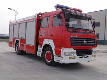 明光浩淼 光通 266马力 4×2 泡沫消防车(MX5190GXFPM80S)