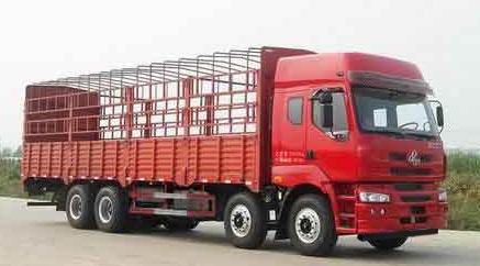 东风柳汽 霸龙重卡 280马力 8×4 仓栅式载货车(LZ5312CSQEL)