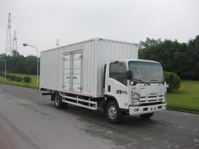 庆铃 五十铃700P中卡 176马力 4×2 厢式载货车(QL5100XTMAR)