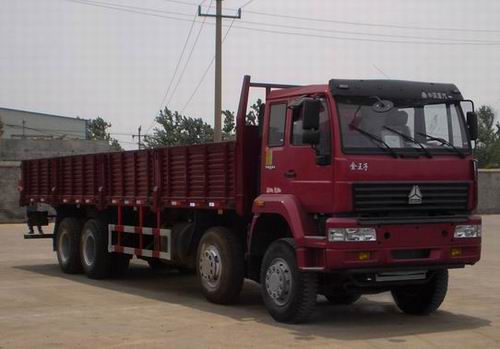 中国重汽 金王子重卡 270马力 8×4 栏板载货车(ZZ1311M4661C1B)