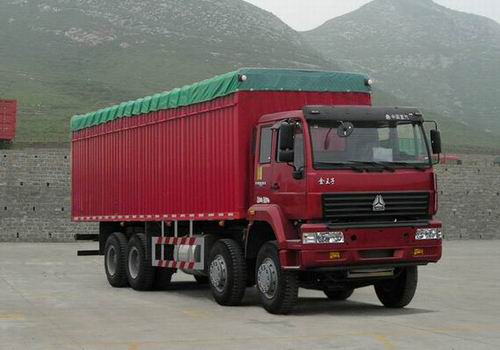 中国重汽 金王子重卡 336马力 8×4 篷式载货车(ZZ5311XXBN4661C1)