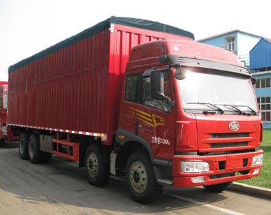 青岛解放 悍威J5M重卡 240马力 8×4 篷式载货车(CA5310XXYP1K2L7T9EA80-2)