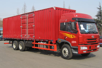 青岛解放 悍威J5M重卡 240马力 6×4 厢式载货车(CA5253XXYP1K2L7T1EA80-3)