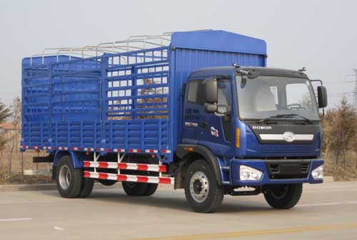 福田 瑞沃中卡 140马力 4×2 排半仓栅载货车(BJ5163VKCFK-6)