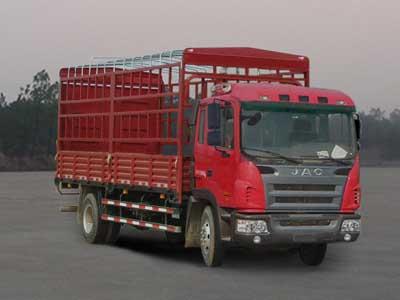 江淮 亮剑中卡 160马力 4×2 排半仓栅载货车(HFC5166CCYK1R1ZF)