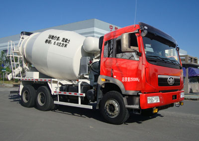 青岛解放 新大威 390马力 6×4 混凝土搅拌运输车(CA5252GJBP2K2T1EA80)
