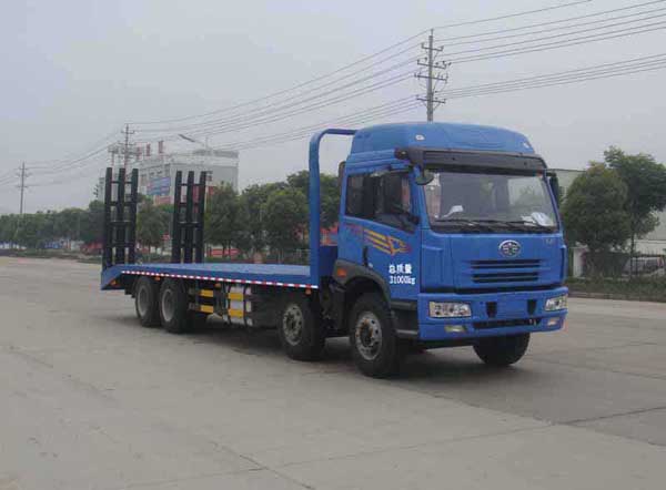 湖北合力 神狐 240马力 8×4 平板运输车(HLQ5312TPBC)