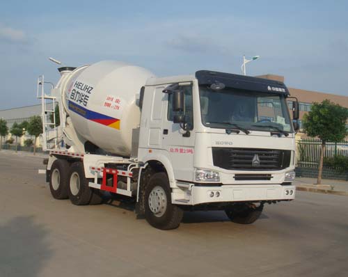 湖北合力 神狐 340马力 6×4 混凝土搅拌运输车(HLQ5252GJBZ4)